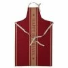Lexington - High Canvas Apron Happy Holidays Red 80x105cm