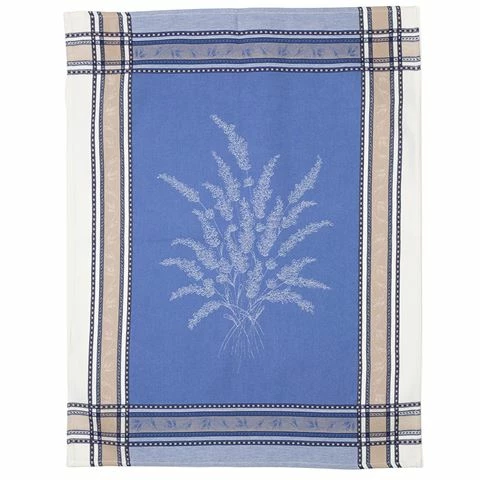 L'Ensoleillade - Tea Towel Senanque Blue & Ecru