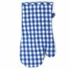Rans - Gingham Oven Glove Blue