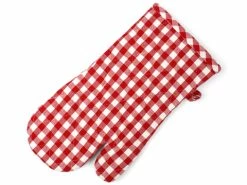 Rans - Gingham Oven Glove Red