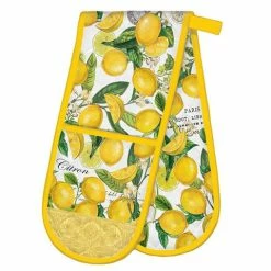Michel Design - Lemon Basil Double Oven Glove