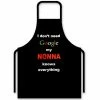 Mondano - I Don't Need Google... Italian Apron