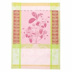 Garnier-Thiebaut - Tea Towel Fraisier Pink