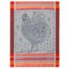 Garnier-Thiebaut - Tea Towel Cocorico Design Orange