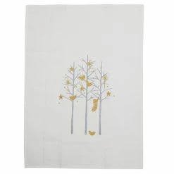 Eastbourne Art - Tea Towel Decorated Tree