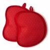 Savannah - Safe & Snug Oven Mitt Set Red Set 2pce
