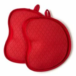 Savannah - Safe & Snug Oven Mitt Set Red Set 2pce