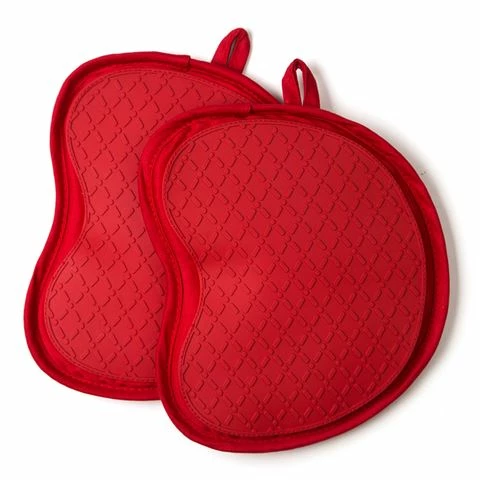 Savannah - Safe & Snug Oven Mitt Set Red Set 2pce