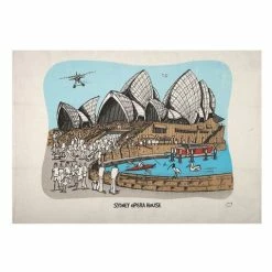 Squidinki - Sydney Opera House Tea Towel