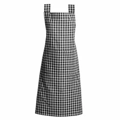 Rans - Gingham Apron Black