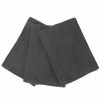 Rans - London Waffle Tea Towel Charcoal Set 3pce