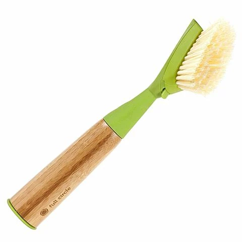 Full Circle - Soap Dispensing Brush Green