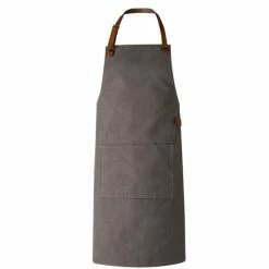 Crafted Leather - Canvas Apron Washed Grey
