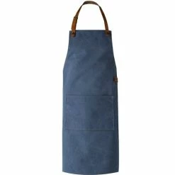 Crafted Leather - Canvas Apron Washed Blue