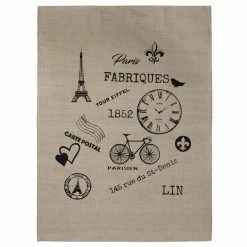 Eastbourne Art - Tea Towel French Script