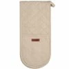 Ogilvies Designs - Chef Double Ended Oven Mitt Stripe Stone