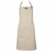 Ogilvies Designs - Chef Kitchen Apron Stripe Stone 70x80cm