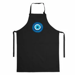 Mondano - Greek Mati Apron Black