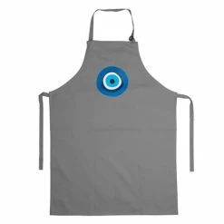 Mondano - Greek Mati Apron Charcoal