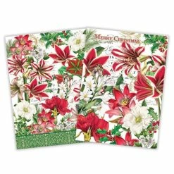 Michel Design - Merry Christmas Tea Towel Set 2pce