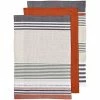 Ladelle - Intrinsic Text Kitchen Towel Assorted Rust Set 3pc