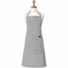 Ladelle - Eco Check Apron Grey 89x70cm