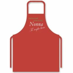 Mondano - The Best Cook In The World... Nonna Apron Red