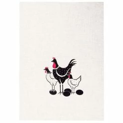 Eastbourne Art - Tea Towel Chooks