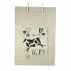 Eastbourne Art - Tea Towel Dancing Cow