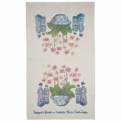 Susie Crooke - Tea Towel Orchids