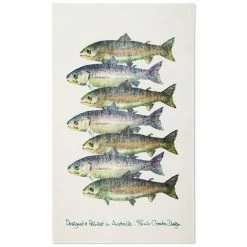 Susie Crooke - Trout Tea Towel